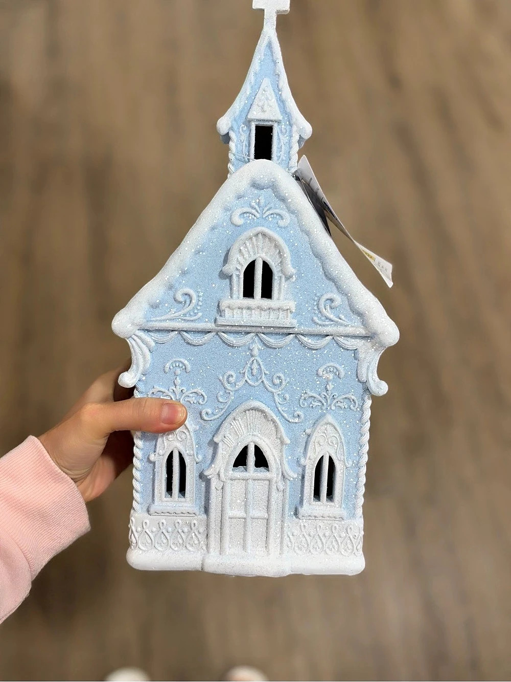 LED Blue & White Church